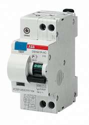 ABB DSH941R Дифференциальный автоматический выключатель 1P+N 16A 30mA (AC) хар. C арт. 2CSR145001R1164