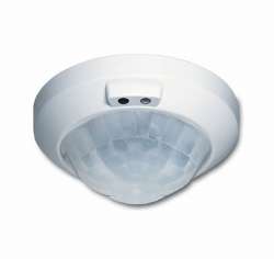 ABB Датчик присутствия Busch-Wachter Prasenztech DualLINE, 360 градусов, серебристый алюминий арт. 6800-0-2352