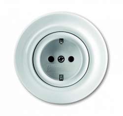 ABB Decento Розетка с/з в сборе арт. 2011-0-6139