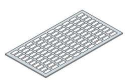 ABB Держатель для этикеток Ш=24мод.(упак=20шт) арт. AD1600