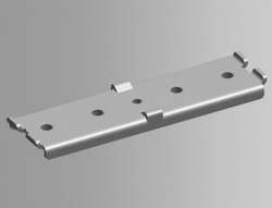 ABB Элемент зажимной для шинного держателя, 20шт. (ZX646P20) арт. ZX646P20