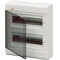 ABB Europa Бокс навесной белый 24мод. с дымчатой дв. IP41 арт. 1SL2464A00