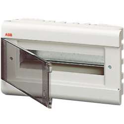 ABB Europa Бокс встраиваемый серый 12мод. с дымчатой дв. IP40 арт. 12062
