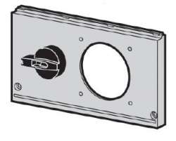 ABB FMCE Лицевая панель с механической блокировкой и выключателем нагрузки FMCE49, Розетка 16A, 1 ряд арт. 2CMA191085R1000