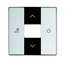 ABB Future CP-RTC-83 Накладка терморегулятора free@home, серебристый алюминий арт. 6220-0-0180