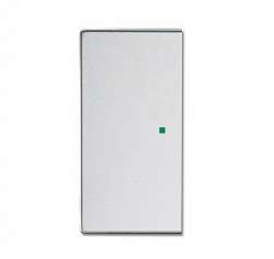 ABB Future SR-2-83 Клавиша двойная free@home, серебристый алюминий арт. 6220-0-0153