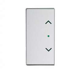 ABB Future SRB-2-83 Клавиша двойная free@home, жалюзи, серебристый алюминий арт. 6220-0-0159