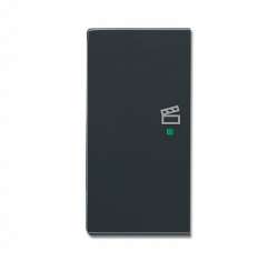 ABB Future SRS-2-L-81 Клавиша двойная левая free@home, сцена, антрацит арт. 6220-0-0161