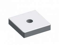 ABB Гайка квадратная М5 20х20х4мм (упак=10шт) арт. ZX228P10