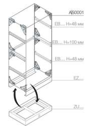 ABB IS2 Комплект усиления жесткости шкафа арт. AS0001