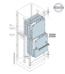 ABB IS2 Плата монт+перегородки отсека1000x800мм ВхШ арт. EH1080