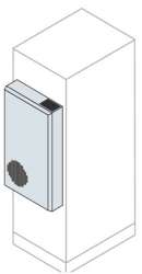 ABB IS2 Теплообменник настенный 710x370x130(ВхШxГ) 35W арт. VS4235K