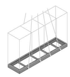 ABB IS2 Цоколь транспортировочный H=100 арт. ZU1100