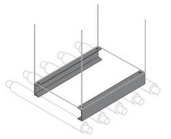ABB IS2 Цоколь усиленный 100х400 ВхШ (2шт) арт. EZ4001