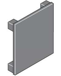 ABB IS2 Заглушка отверстия 72x72мм для щитовых приборов (10шт) арт. EV1135