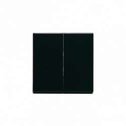 ABB Impressivo Клавиша для 2-клавишных выключателей/переключателей/кнопок, глухая, , антрацит арт. 1785-81