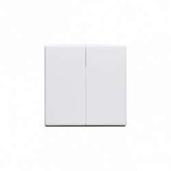 ABB Impressivo Клавиша для 2-клавишных выключателей/перелючателей/кнопок, глухая, , белый арт. 1785-84