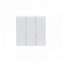 ABB Impressivo Клавиша для 3-клавишных выключателей/переключателей/кнопок, глухая, , белый арт. 1783-84