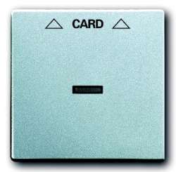 ABB Impressivo Накладка карточного выключателя, , алюминий арт. 1792-83