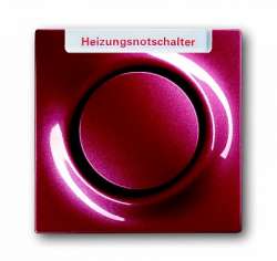 ABB Impuls Клавиша для мех-ов 1-клавишных выключателей/переключателей/кнопок, с полем для надписи, бордо/ежевика арт. 1753-0-0119