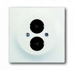 ABB Impuls Центральная плата с 2-р.для LS,белый бархат арт. 1753-0-0173