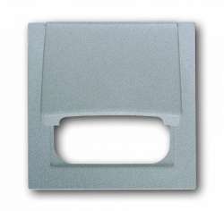 ABB Impuls Центральная плата с откидной крышкой для мех-ов 50х50 AMP Brand-Rex/Rutenbeck/BTR/Telegartner/серебристый алюминий арт. 1753-0-0044