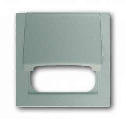 ABB Impuls Центральная плата с откидной крышкой для мех-ов 50х50 AMP Brand-Rex/Rutenbeck/BTR/Telegartner шампань-металлик арт. 1753-0-5473