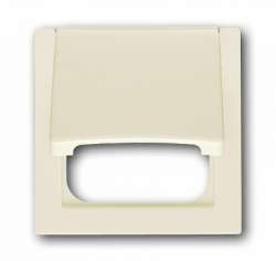 ABB Impuls Центральная плата с откидной крышкой для мех-ов 50х50 AMP Brand-Rex/Rutenbeck/BTR/Telegartner слоновая кость арт. 1753-0-0043