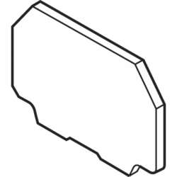 ABB Изолятор FEDR61 Торц. для DR4/6 (1SNA117600R0300) арт. 1SNA117600R0300