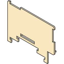 ABB Изолятор FEH4 Торц. для HD6/8 арт. 1SNA193878R2200