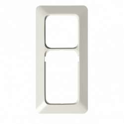 ABB Jussi Бел Рамка 2-постовая, 1 пост 2 Schuko + 1 пост Schuko арт. 2522