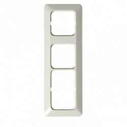 ABB Jussi Бел Рамка 3-постовая, 1 пост 2 Schuko + 2 поста Schuko арт. 2523