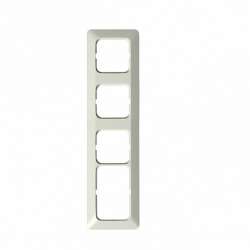 ABB Jussi Бел Рамка 4-постовая, 1 пост 2 Schuko + 3 поста Schuko арт. 2524