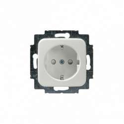 ABB Jussi Бел Розетка SCHUKO с заземлением, 16А/250В, винтовые клеммы арт. 23-01EUC-212