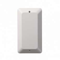 ABB Jussi Накладка глухая 1-постовая, 100мм, для 2Shuko, винтовое крепление, белый арт. 2608