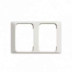 ABB Jussi Рамка 2-постовая для Doubleс/з, 100мм белая арт. 2522-100