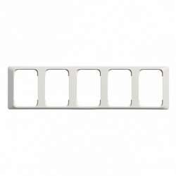 ABB Jussi Рамка 5-постовая для Doubleс/з, 100мм белая арт. 2525-100
