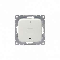 ABB Jussi Выключатель 1-клавишный, 2-полюсный, 16А/230В (схама 2), белый арт. 1062U