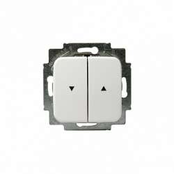 ABB Jussi Выключатель жалюзи без фиксации (кнопка), 10А/250В арт. 2020/4U-101-212