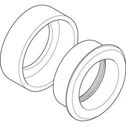 ABB KA1-8073 Адаптер метал. для монтажа заподлицо арт. 1SFA616920R8073