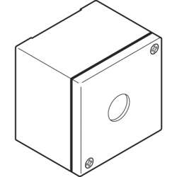 ABB KEM1-0 Корпус кнопочного поста на 1 элемент металлический арт. SK616701-AA