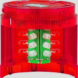 ABB KL7 Сигнальная лампа KL70-307R красная (вращающийся свет) со светоди одами 24В AC/DC арт. 1SFA616070R3071