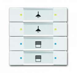 ABB KNX Альпийский белый Сенсор 4/8-кл. многофункциональный арт. 6117-0-0235