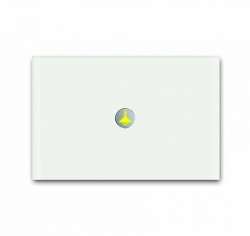 ABB KNX Busch-priOn Белое глянцевое стекло Сенсор 1-кл арт. 6310-0-0168