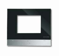 ABB KNX Чёрн стекло+алюминий Рамка декоративная для панели SMARTtouch арт. 6136-0-0141