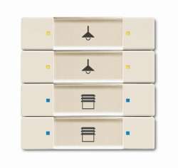 ABB KNX Слоновая кость Сенсор 4/8-кл. многофункциональный 6127/02-82-500 арт. 6117-0-0233