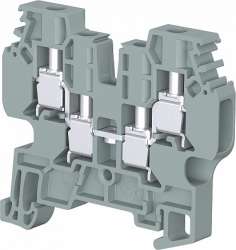ABB Клемма C4/6.4A винтовая, одна цепь, 4 зажима, 4мм? арт. 1SNL506510R0000