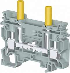 ABB Клемма C6/8.ST1.IP20 винтовая, со скользящей перемычкой для тестовых цепей, 6 мм? с тестовыми гнездами диаметром 4 мм арт. 1SNL508311R0000