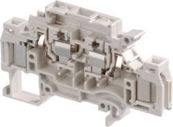 ABB Клемма D1,5/8.SFT.ADO, держатель предохр. 5х20, 5х25 мм, ADO 1.5мм.кв. серый, тест. гнезда диам. 2 или 2,3 мм арт. 1SNA199208R1100