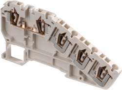 ABB Клемма D2,5/5.C4.L для датчиков/исполн. устройств, 4-уровневая, пруж. 2.5мм.кв. серая арт. 1SNA290354R1100
